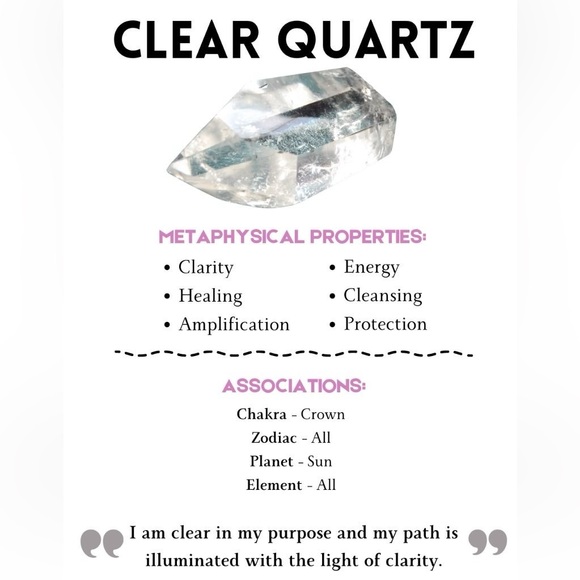 Handmade Clear Quartz Crystal necklace with Tiger Eye stones🌻 - Picture 2 of 3